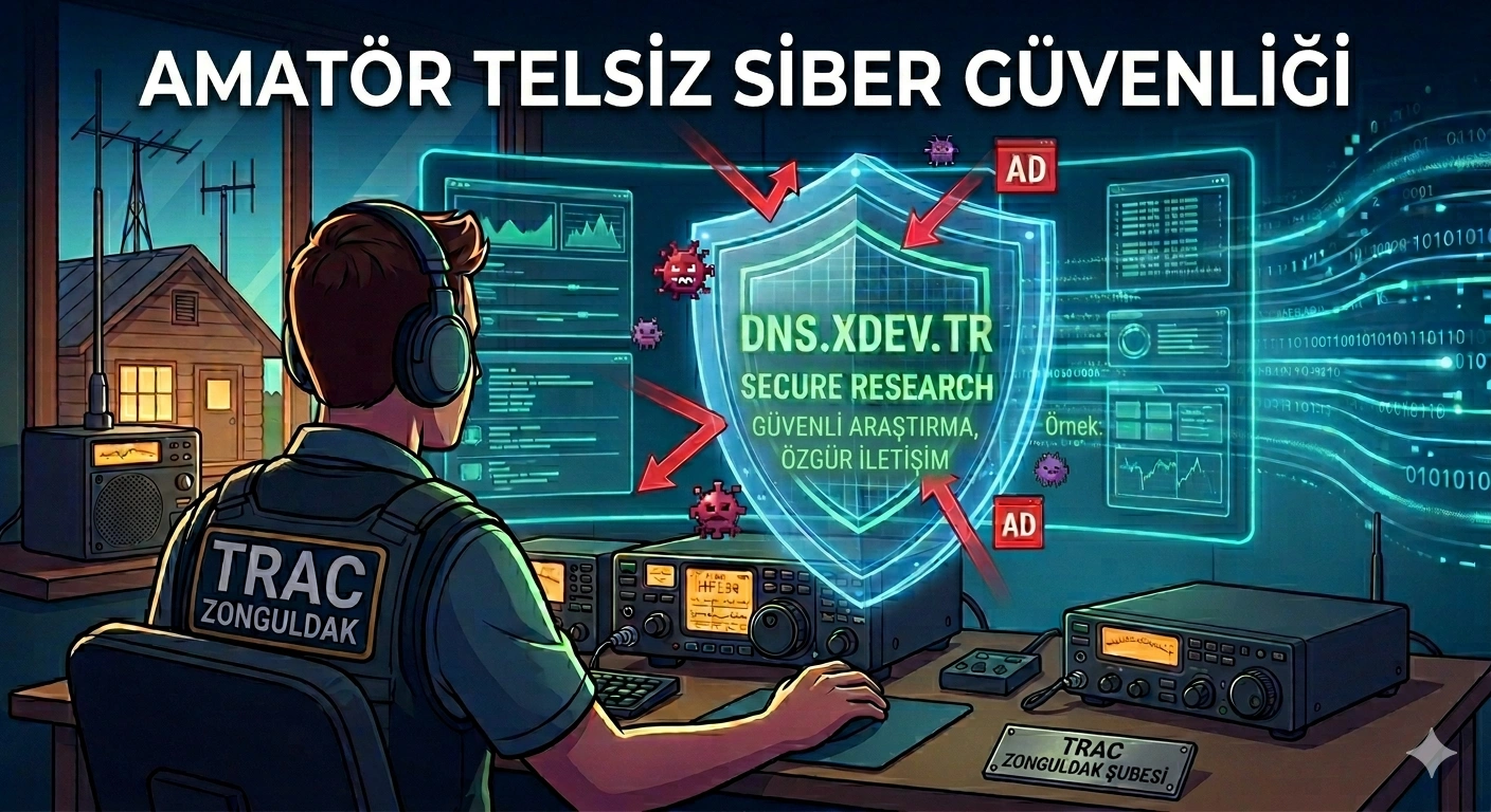Amatör Telsizciler İçin Yeni Nesil Dijital Kalkan: TRAC Zonguldak DNS Sistemi Yayında!